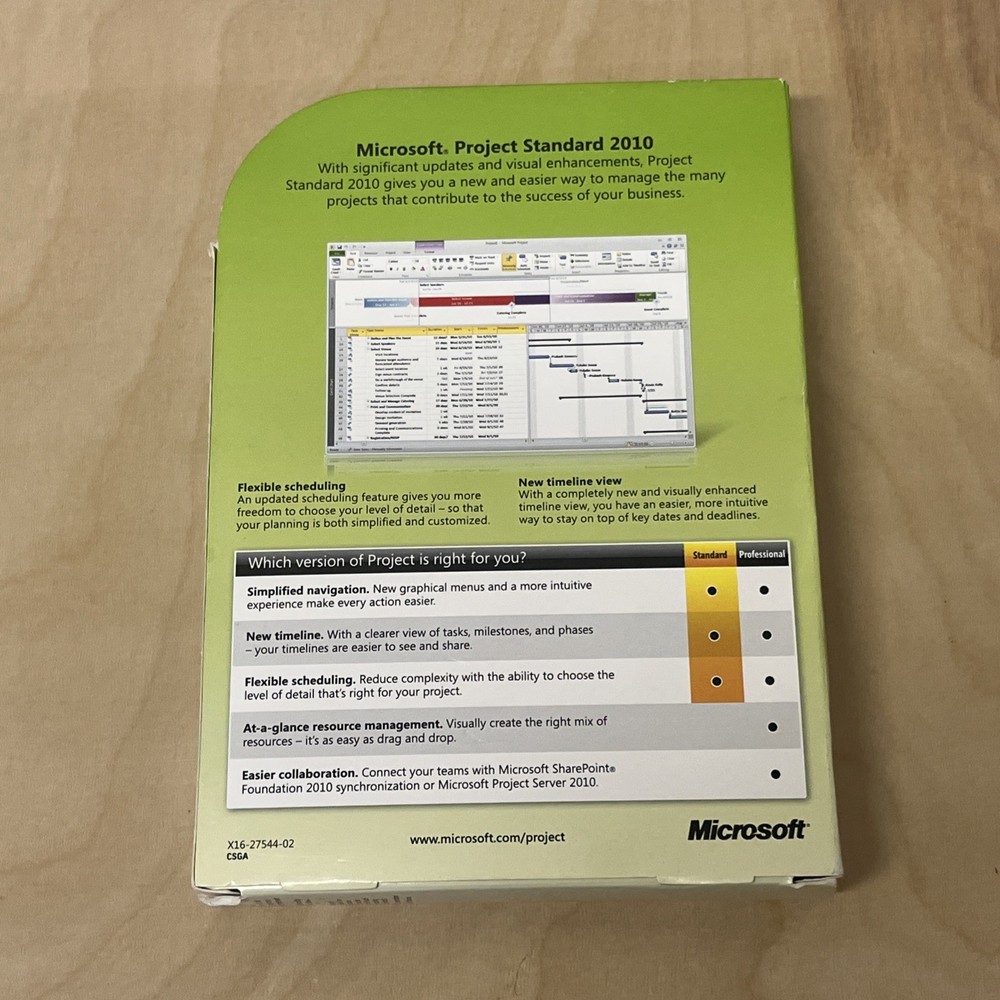 Microsoft Project Standard 2010 Full Version