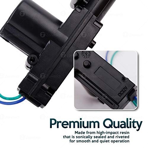 Zone Tech Car Universal High Power Door Lock Actuator - Premium Quality 2-Pack