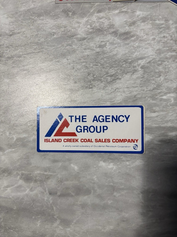 coal mining stickers nice older Island  Creek