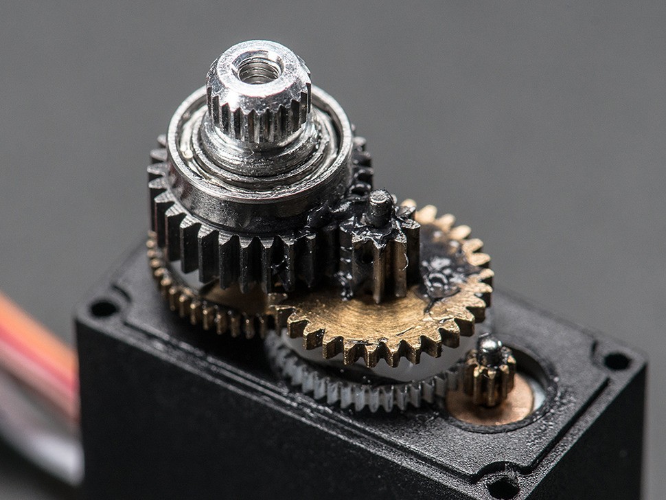 [ Adafruit ADA-1450 ] Analog Feedback Micro Servo - Metal Gear