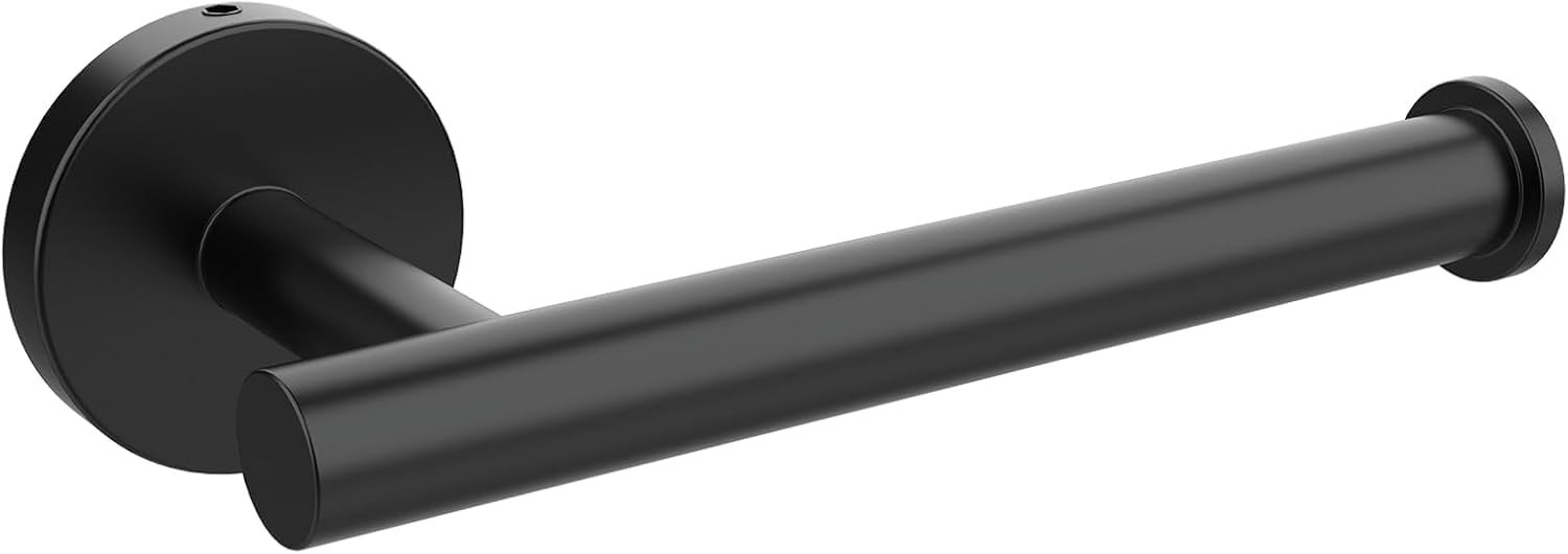 Matte Black Toilet Paper Holder Wall Mount 304 Stainless Steel