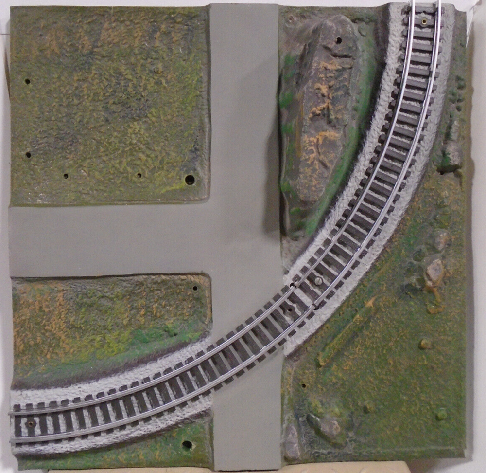 AMERICAN FLYER #26101 ALL ABOARD SCENIC CURVE TRACK PANEL