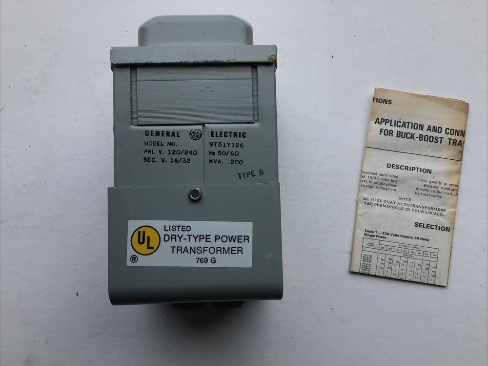 General Electric Transformer 9T51Y126