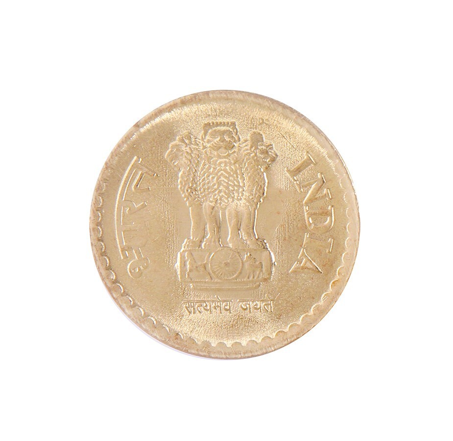 India 5 Rupees, 2010, KM #373, Mint