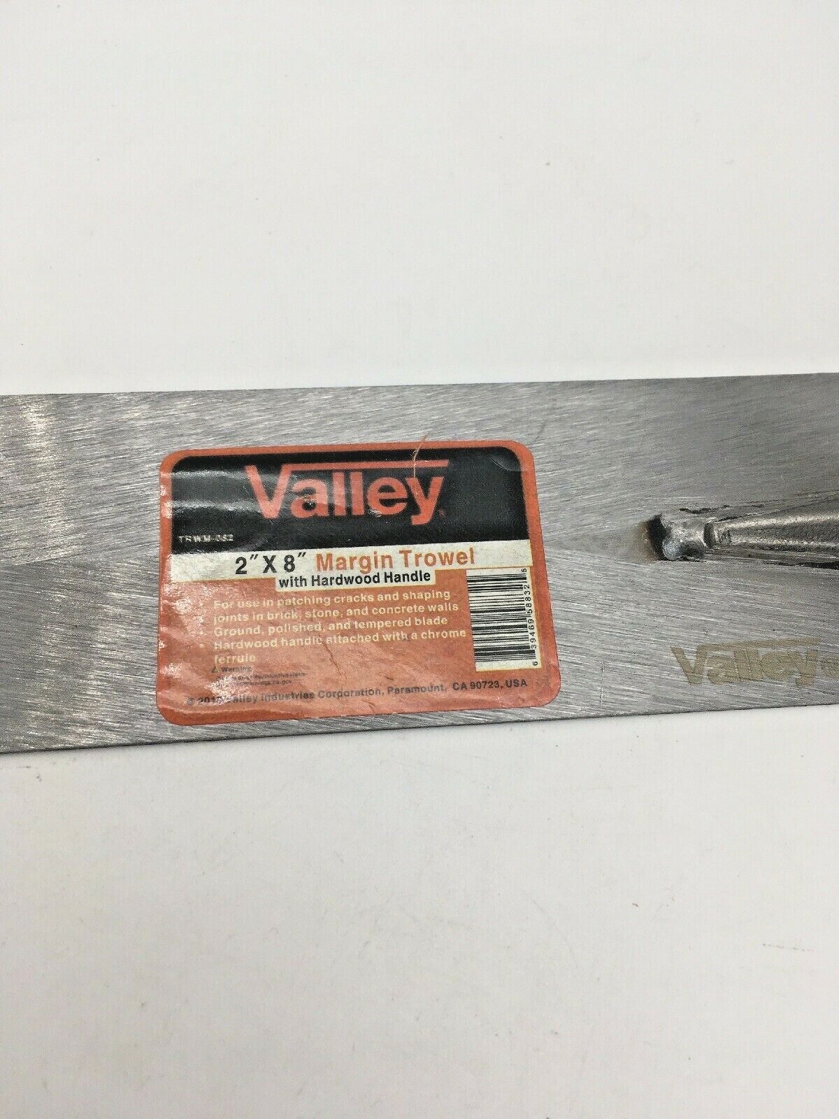 2” X 8” Margin Trowel Hardwood Handle