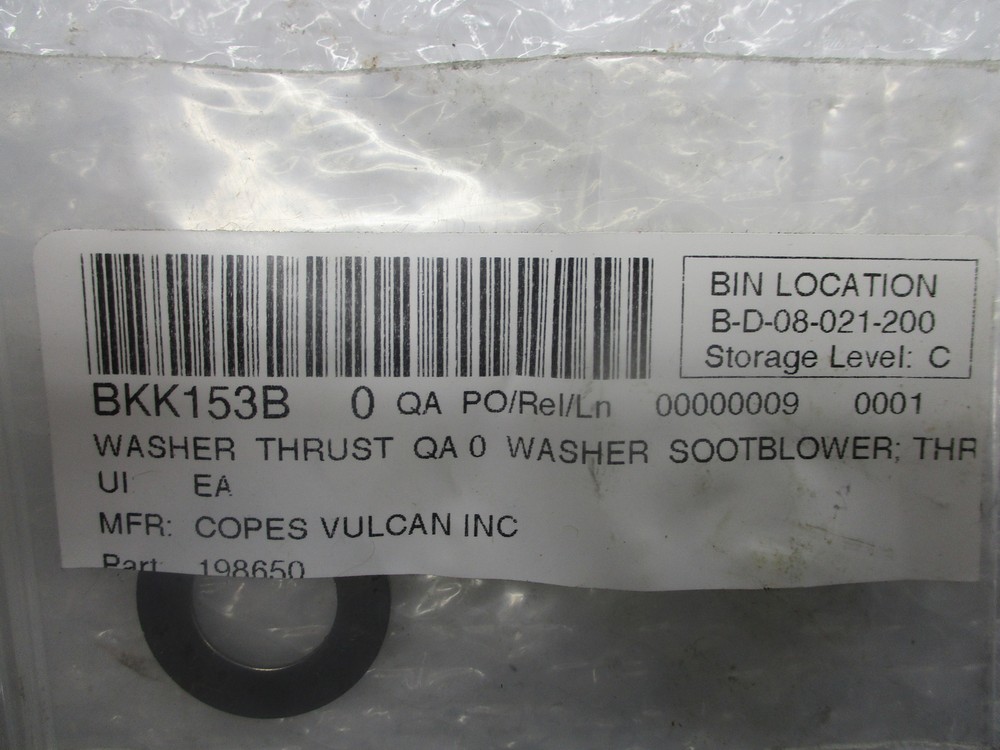 COPES VULCAN 19865 WASHER NSNP