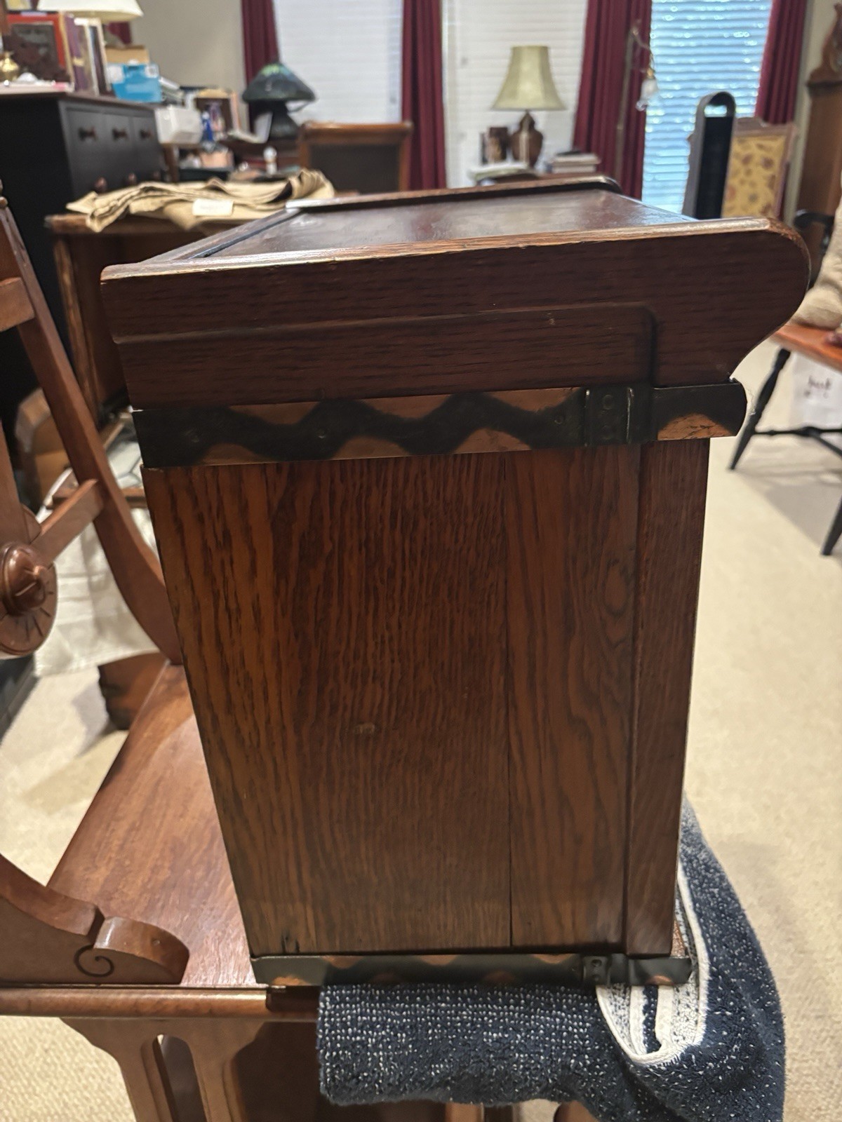 Macey-Wernicke 8 Stack 1/2 Size Oak Bookcase Original Finish Leaded Doors