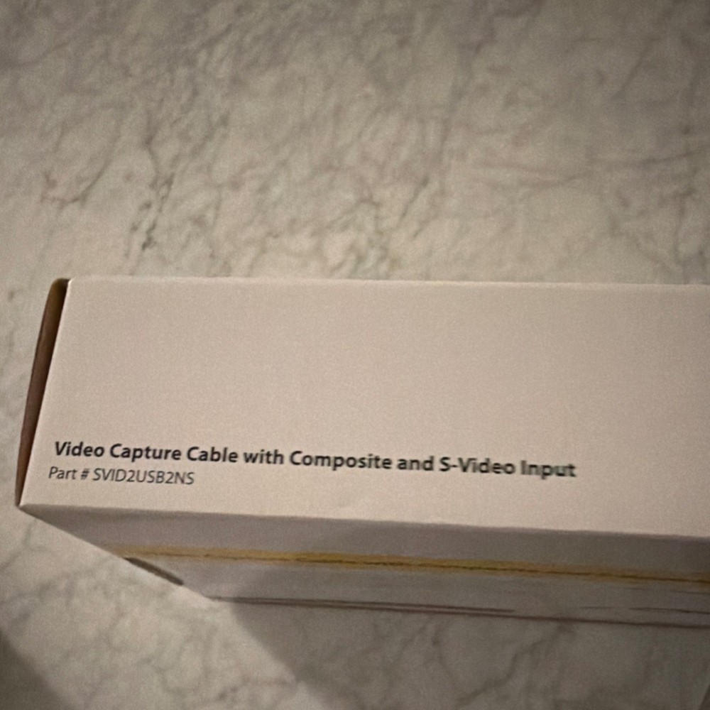 StarTech.com USB Video Capture Cable Composite S-Video SVID2USB2NS