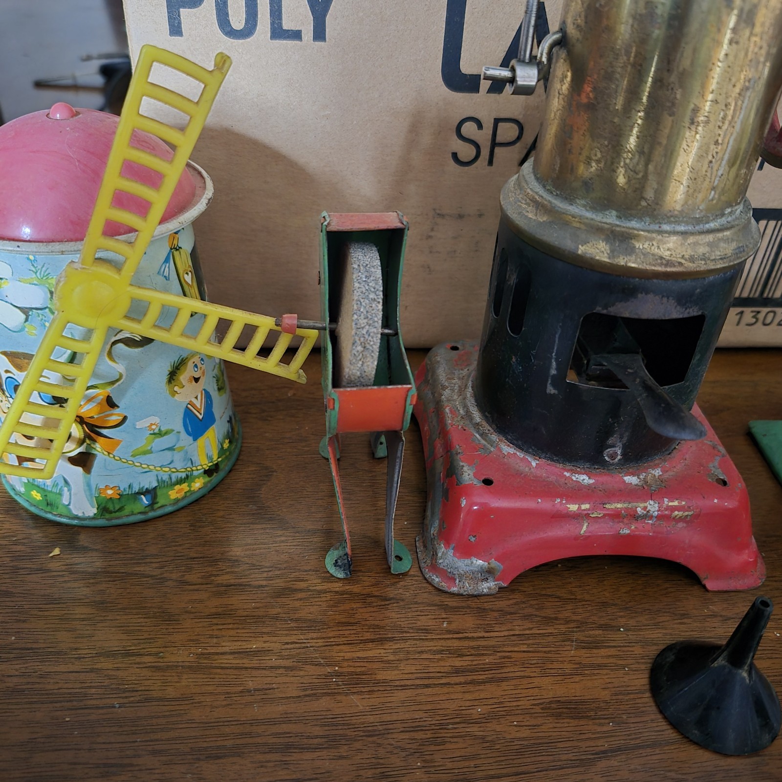 Vintage Fleischmann 105-1 Vertical Live Steam Engine Western Lot Gremany