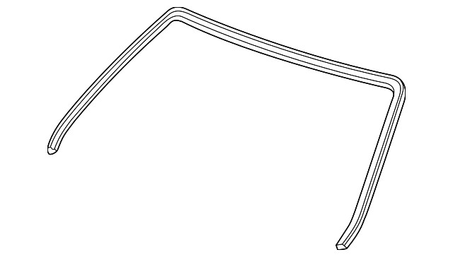 Genuine Honda 1996-2000 Honda Civic - Molding Front Windshield 73150-S04-003