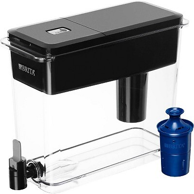 Brita XL 18-Cup BPA Free UltraMax Water Dispenser 1 Filter Black