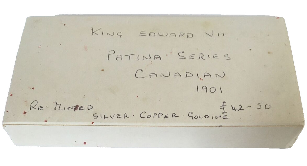 1901 Canada – Edward VII – Proof-Like Retro Pattern Coins – Original Case