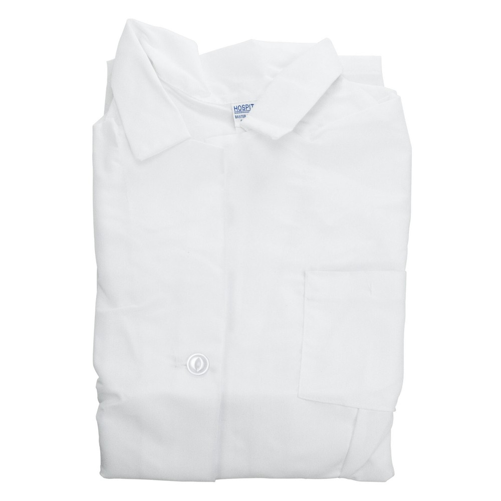 White 31" Length Lab Coat, Size 42, 47432