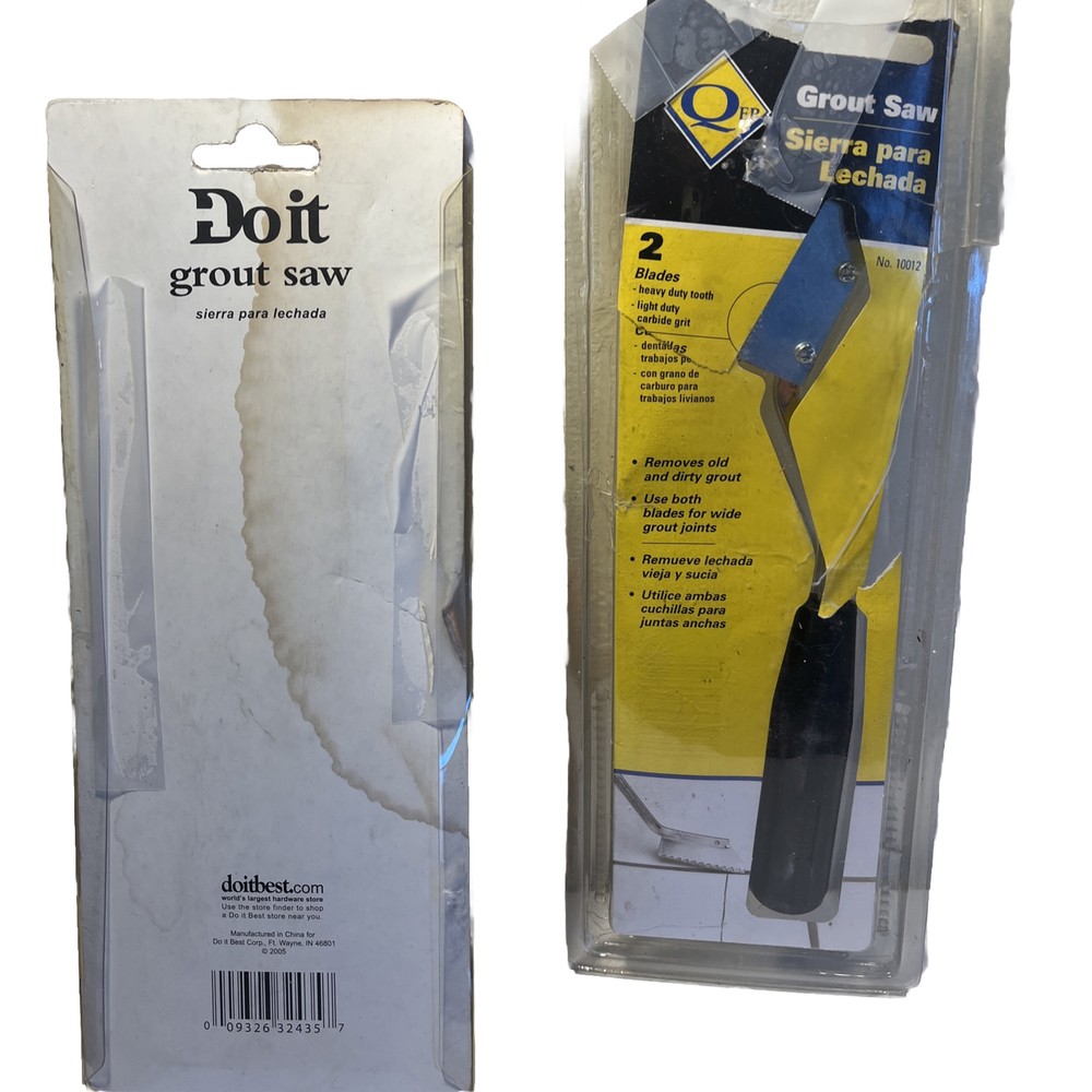 Lot Of 2 Grout Saws Open Packaging