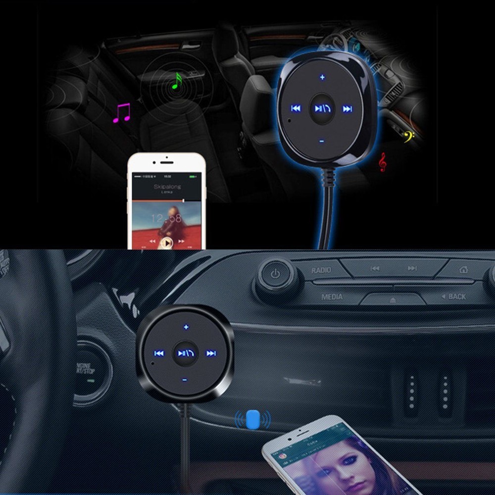 Car Stereo Bluetooth Hands-free Wireless Audio Receiver Adapter Dongle for Phone