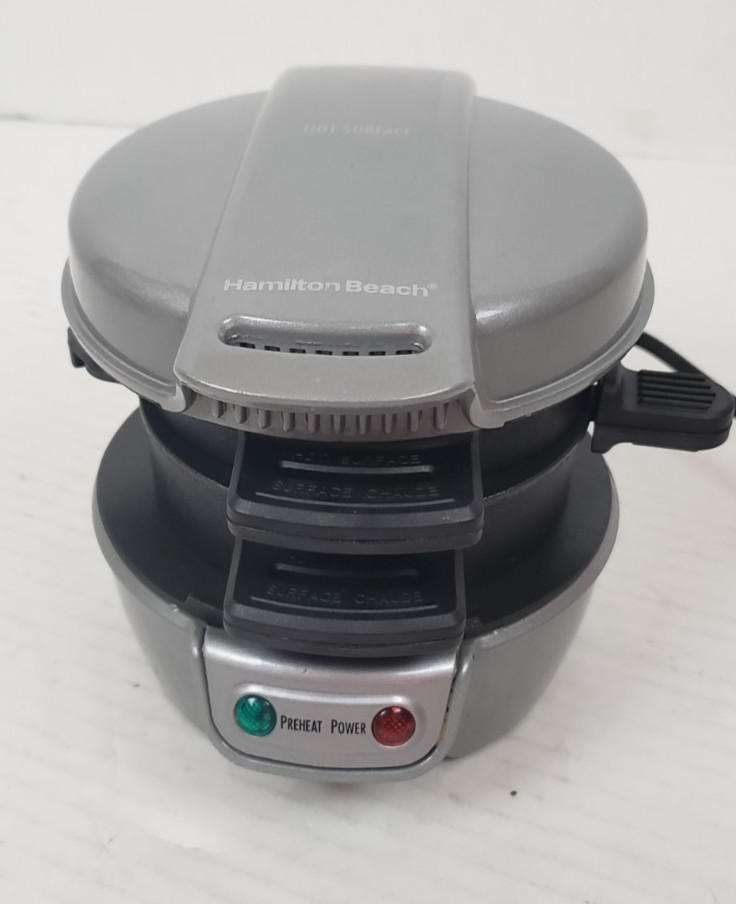 Hamilton Beach Electric Breakfast Sandwich Maker ST29 Grey