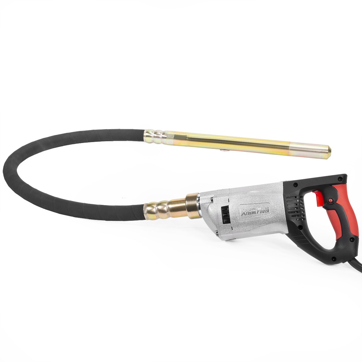 XtremepowerUS 2200W Electric Concrete Vibrator 4.5 feet Long Shaft Concrete