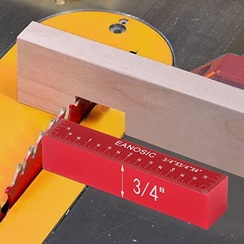 Setup Blocks Height Gauge Set, 8pcs Precision Aluminum Setup Bars for Router