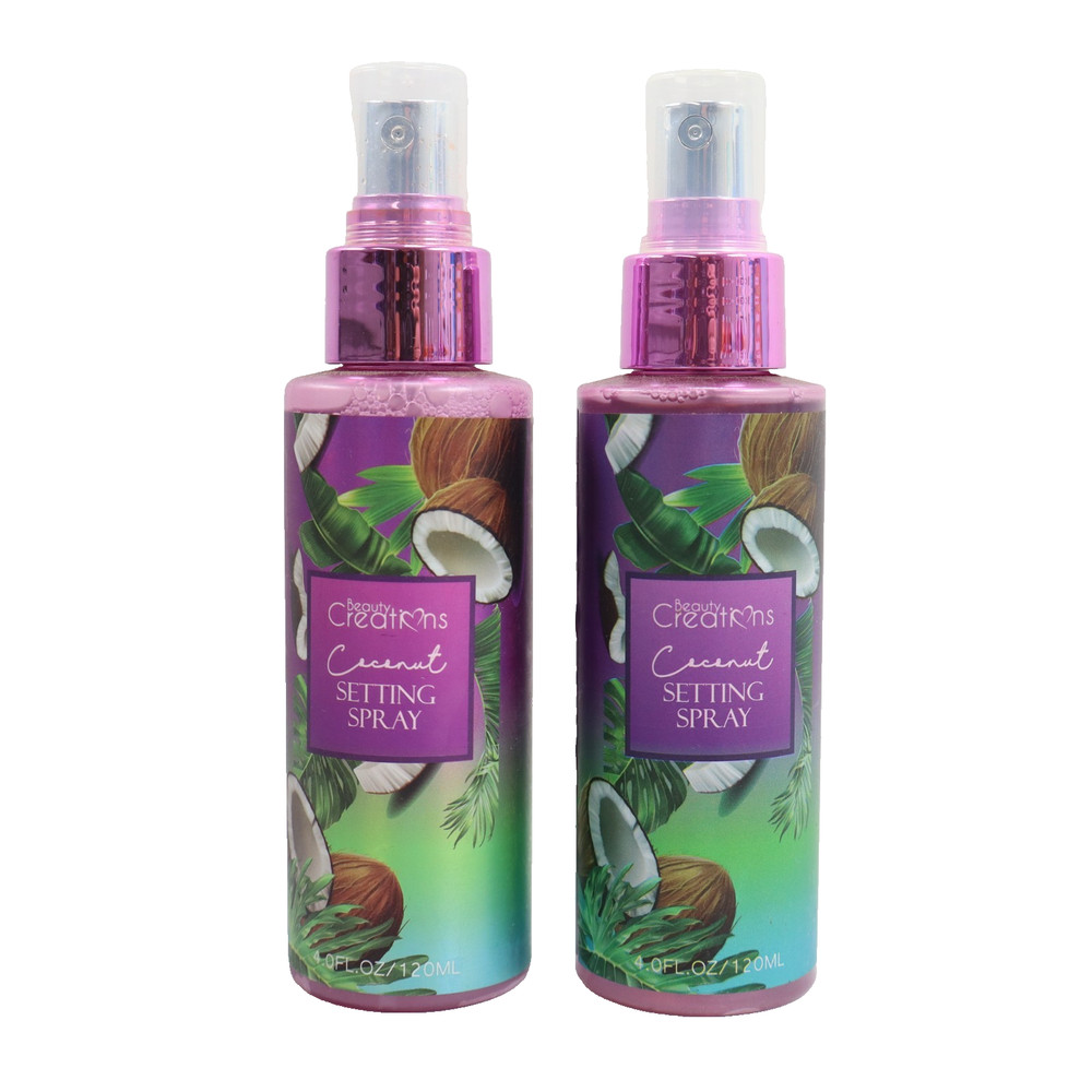 2 PACK Beauty Creations Coconut Setting Spray 4 fl oz Each