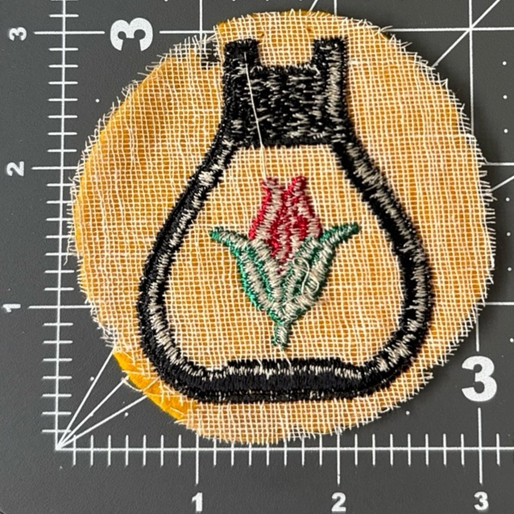WW2 24th Cavalry Division Circular Felt Patch - #1147