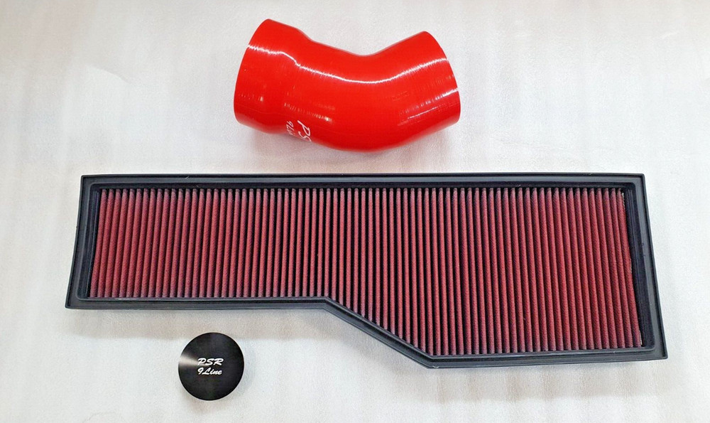 Porsche 997 Performance Induction Upgrade Air Filter & Resonator Box Kit RED