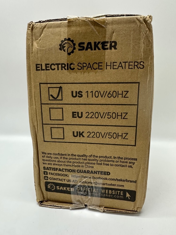 Saker Electric Space Heater - RED