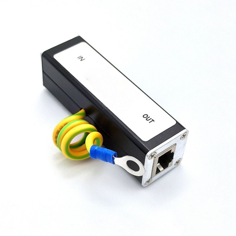 Low Energy Consumption Ethernet Surge Protector for Networking Surveillances
