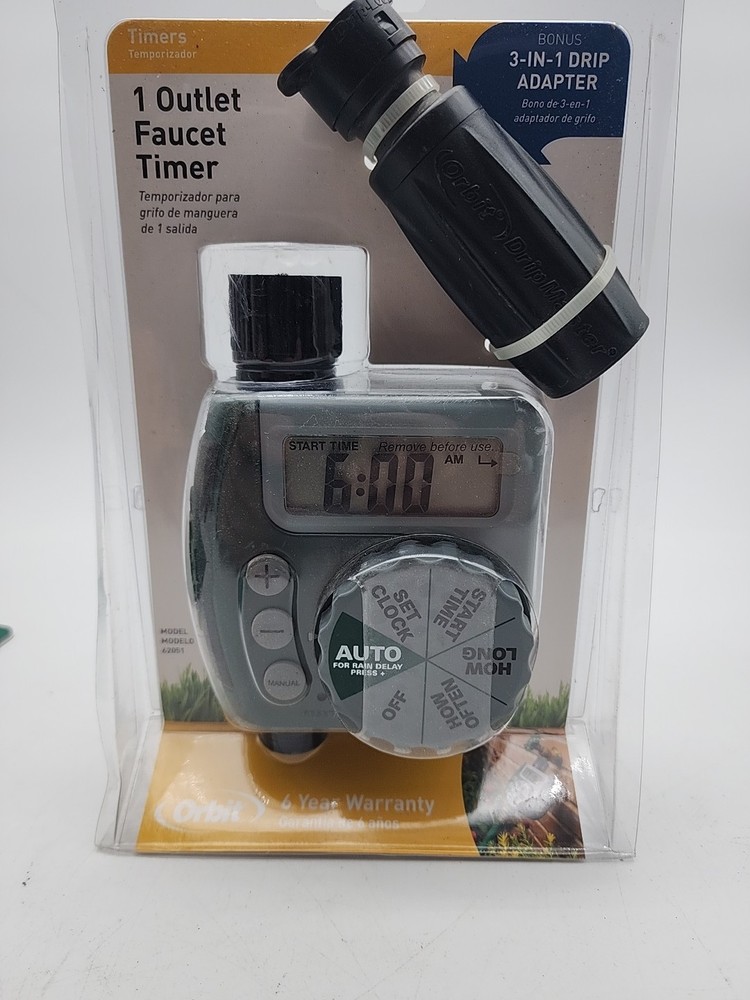 Orbit 1-Outlet Hose Faucet Timer 62051