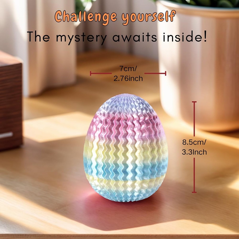 2026 Creative Gift Box: Easter Egg Mystery Puzzle with Hidden Compartment, Re...