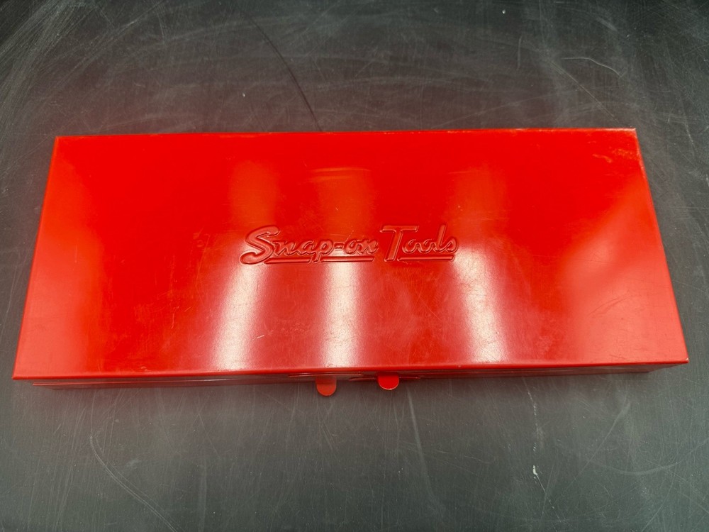 Vintage Snap-On Empty Metal Tool Box Storage Case