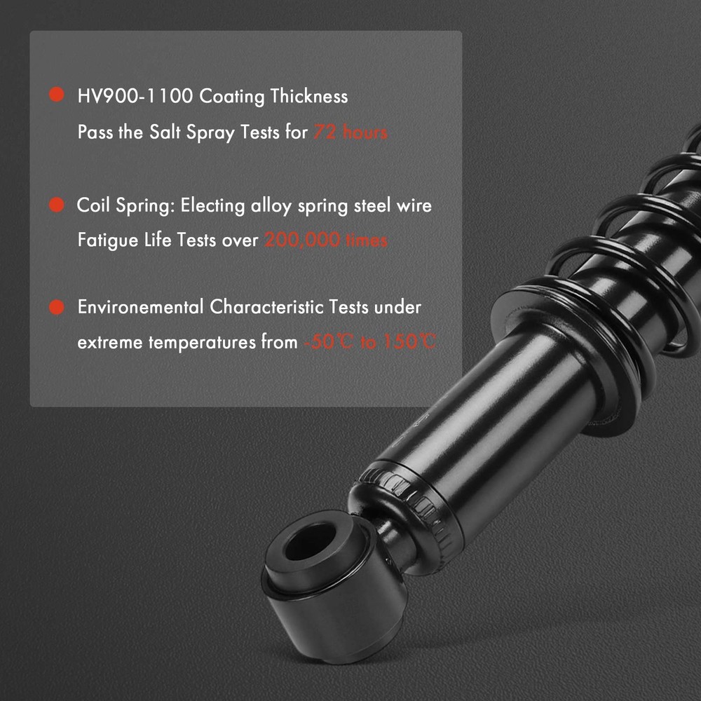 2x Front Shock Absorber with Coil Spring Load Carrier for Ford E-150 E-250 Mazda
