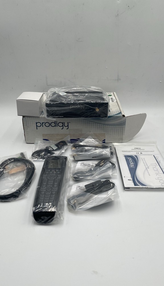 Crestron Prodigy PMC2 Home Automation Control System Kit Remote & Cables Black