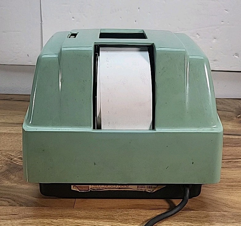 Vintage Remington Rand Adding Machine Model Number 4071 1-10 Tested Working Unit