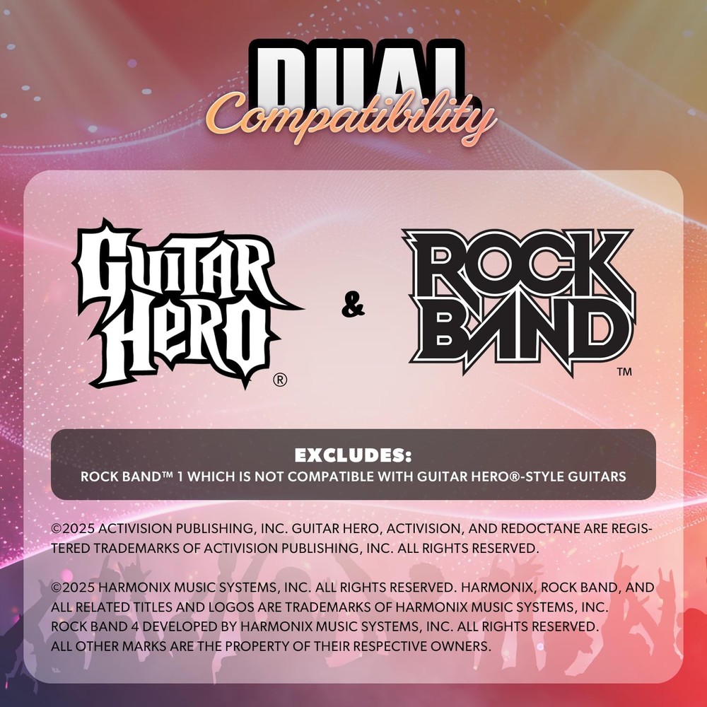 Hyperkin - Hyper Strummer - Wireless Wii Guitar Controller with Strap - White