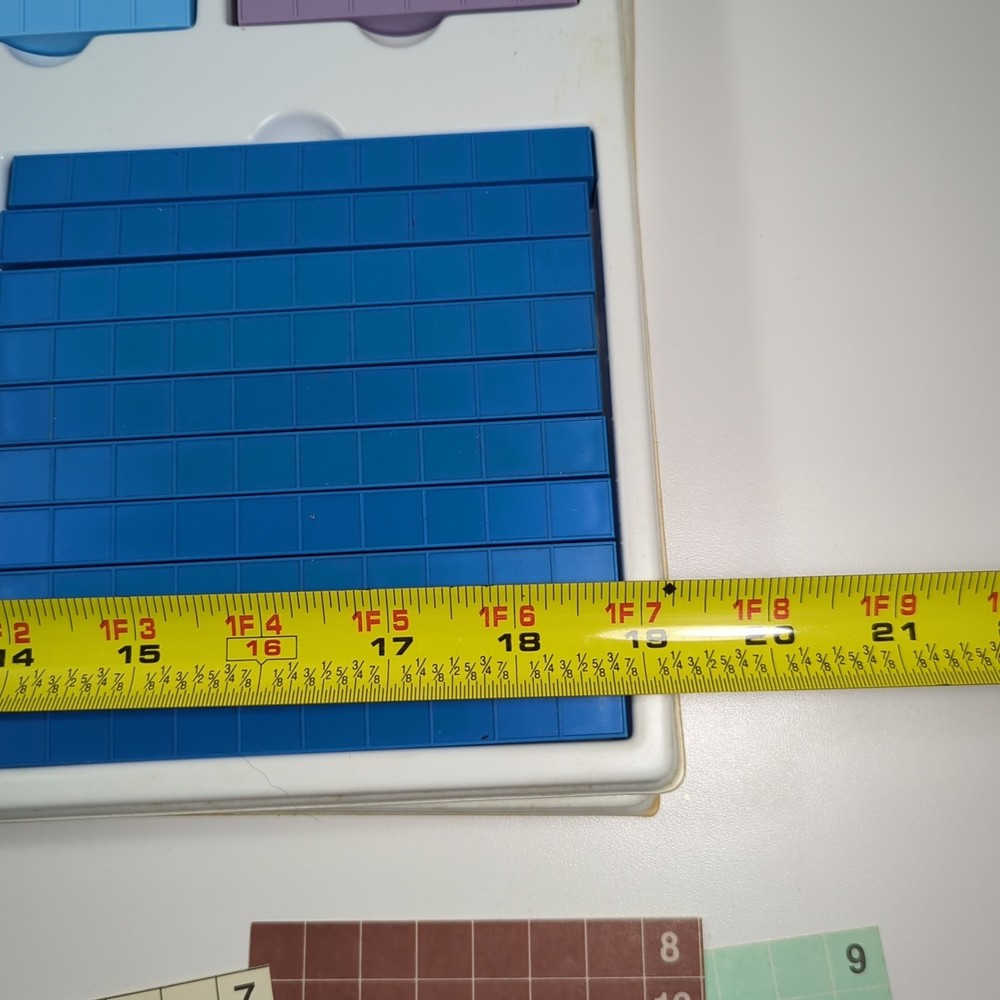 Vtg Mortensen More Than Math Block Set Manipulatives Hands-On Materials Counting
