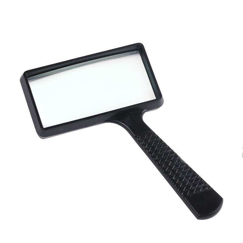 5X Rectangular Hand Magnifying Glass for Reading