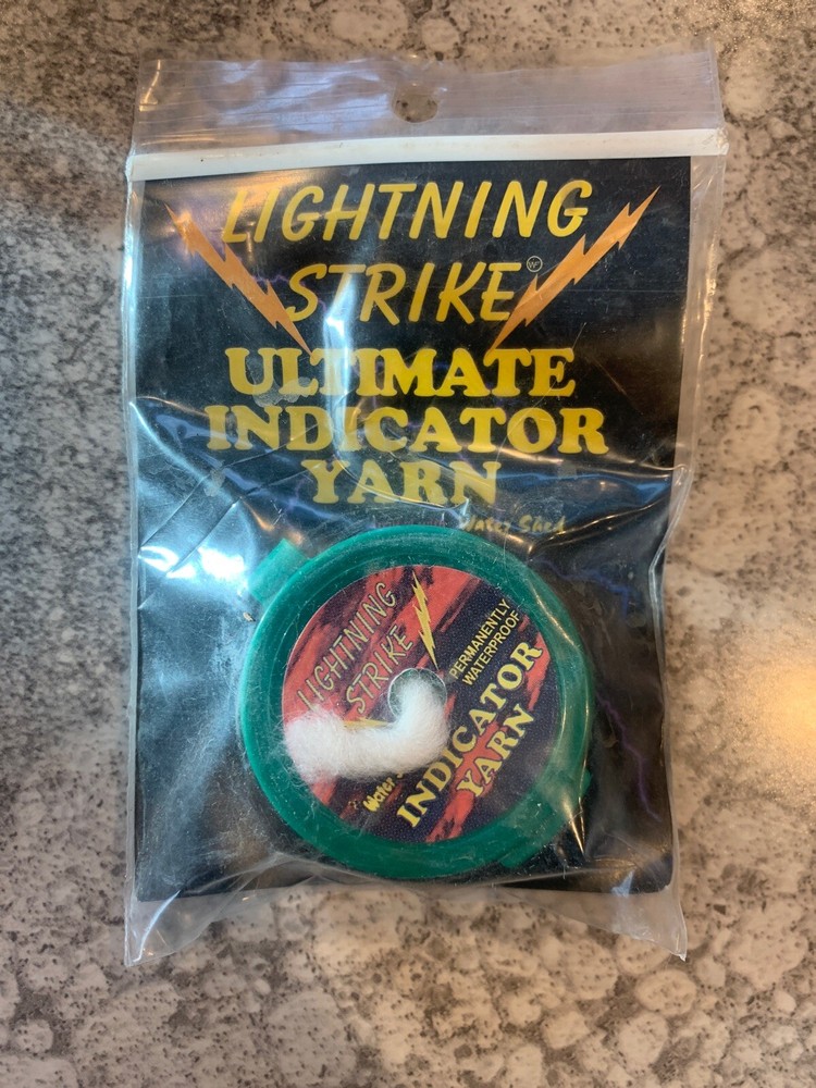 Lightning Strike Ultimate Indicator Yarn Fly Fishing Strike Indicator White
