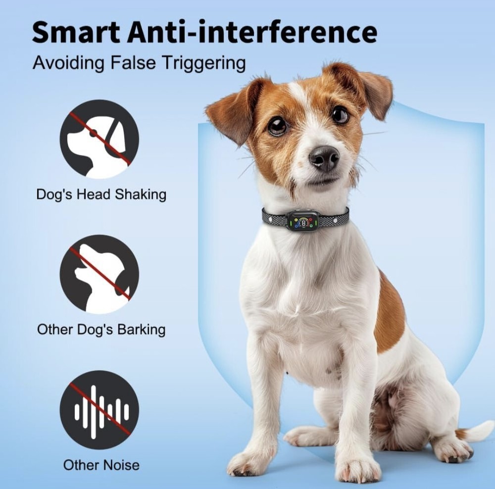 DOG BARK CONTROL COLLAR Multi-Function, Waterproof, 7-Level Sensitivity, NEW!
