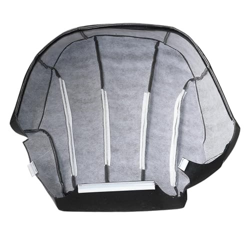 Front Driver Side Bottom Replacement Seat Cover Cloth Dark Gray Compatible