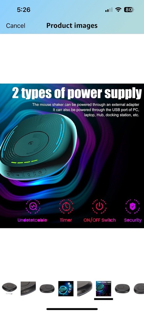 Mouse Mover Undetectable Keep Computer Awake Laptop Mouse Movement Simulator