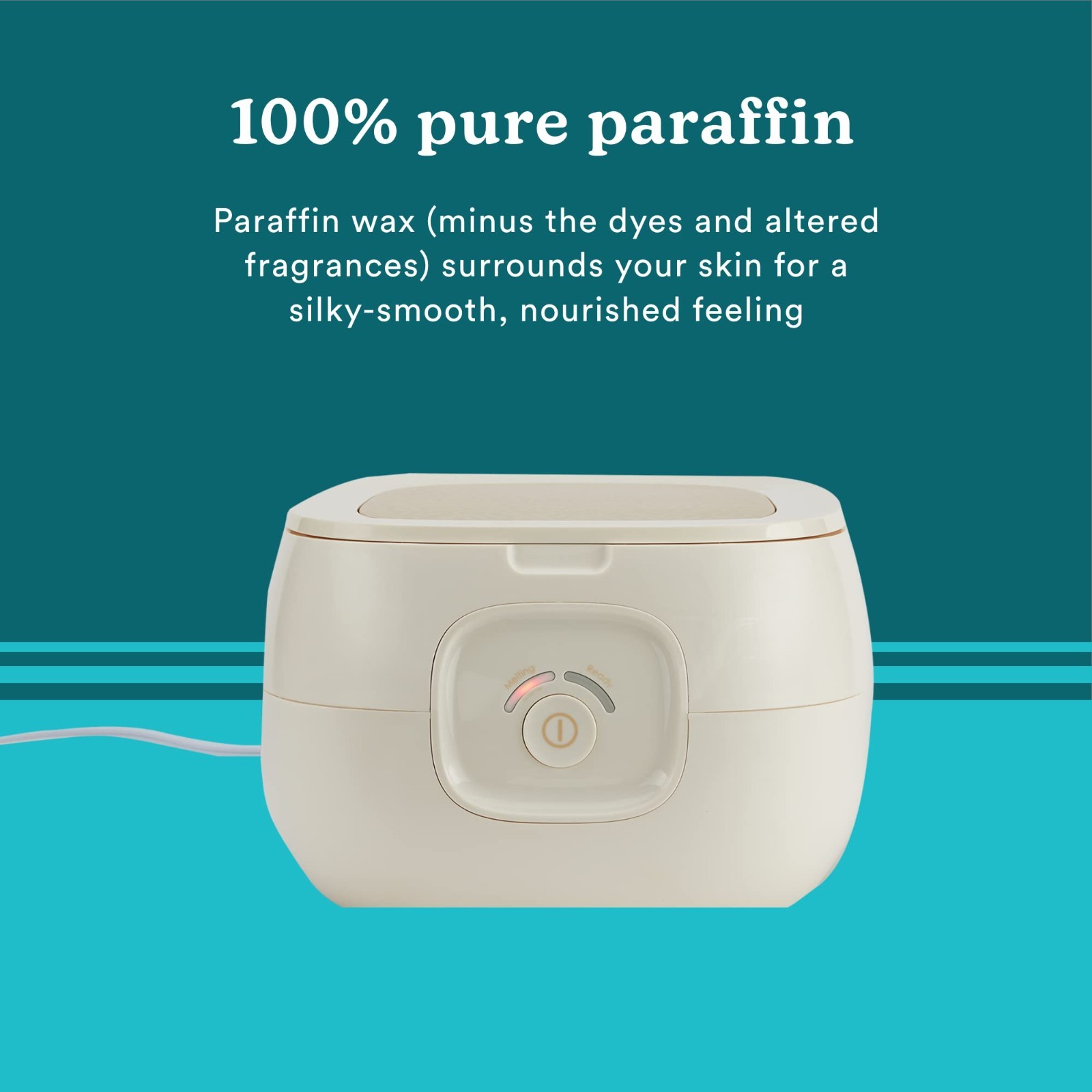 Homedics Theraspa Luxe Paraffin Bath Wax Spa Warmer with 3 lb Paraffin Hand Foot