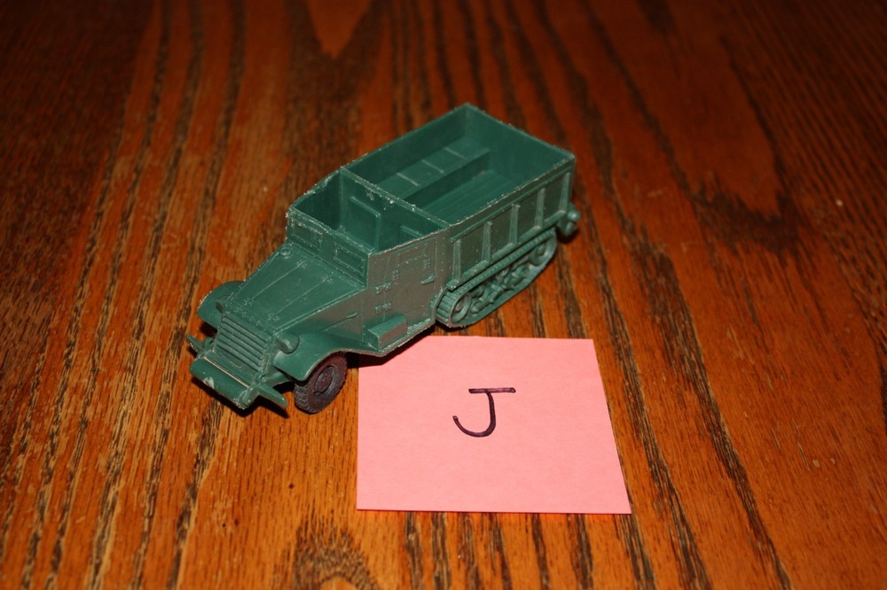 Vintage Marx Dark Forest Green Army Half-Track J - MPC