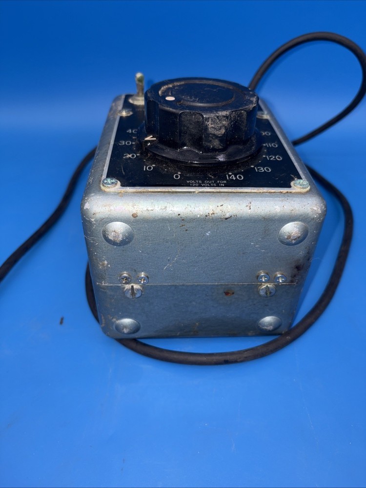 General Radio Variac W5MT3 Variable Autotransformer Power Transformer Tested