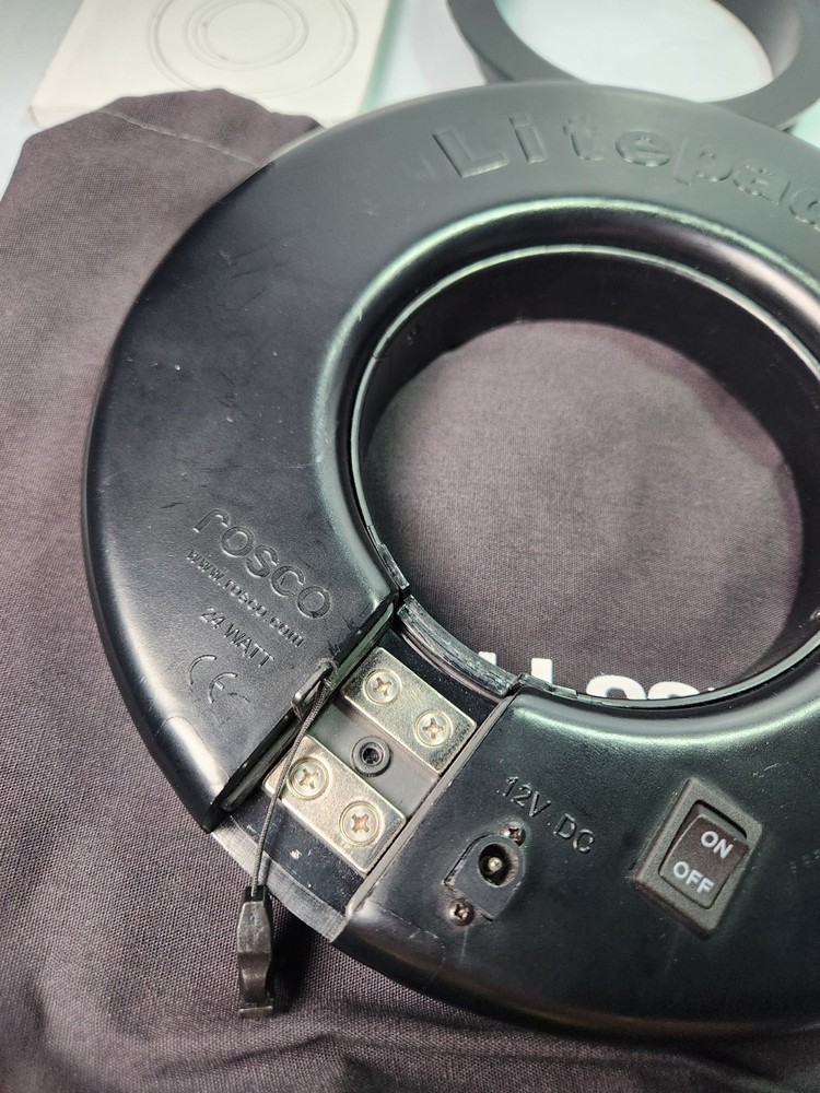 Rosco LitePad Loop LED Ring Light w/ Camera Mount Model 1008