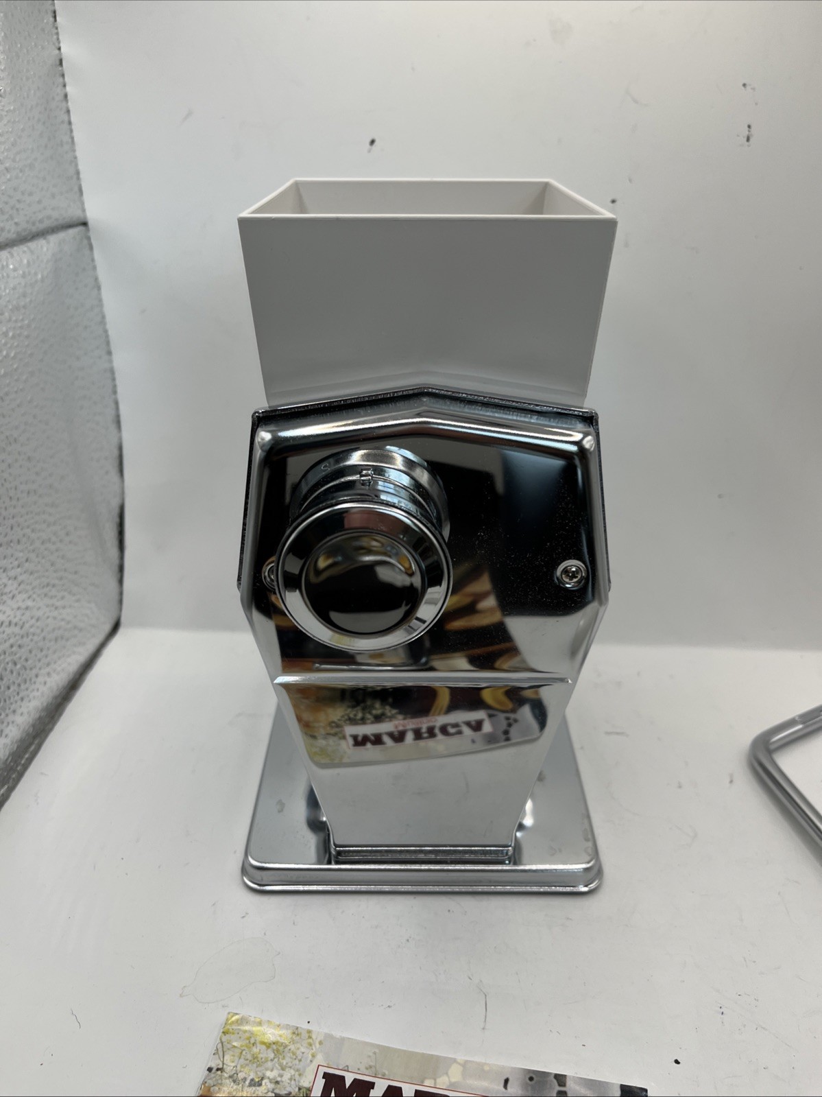 Vintage Marcato Marga Mulino Steel Mill Grain Crusher Grinder Machine Italy EUC