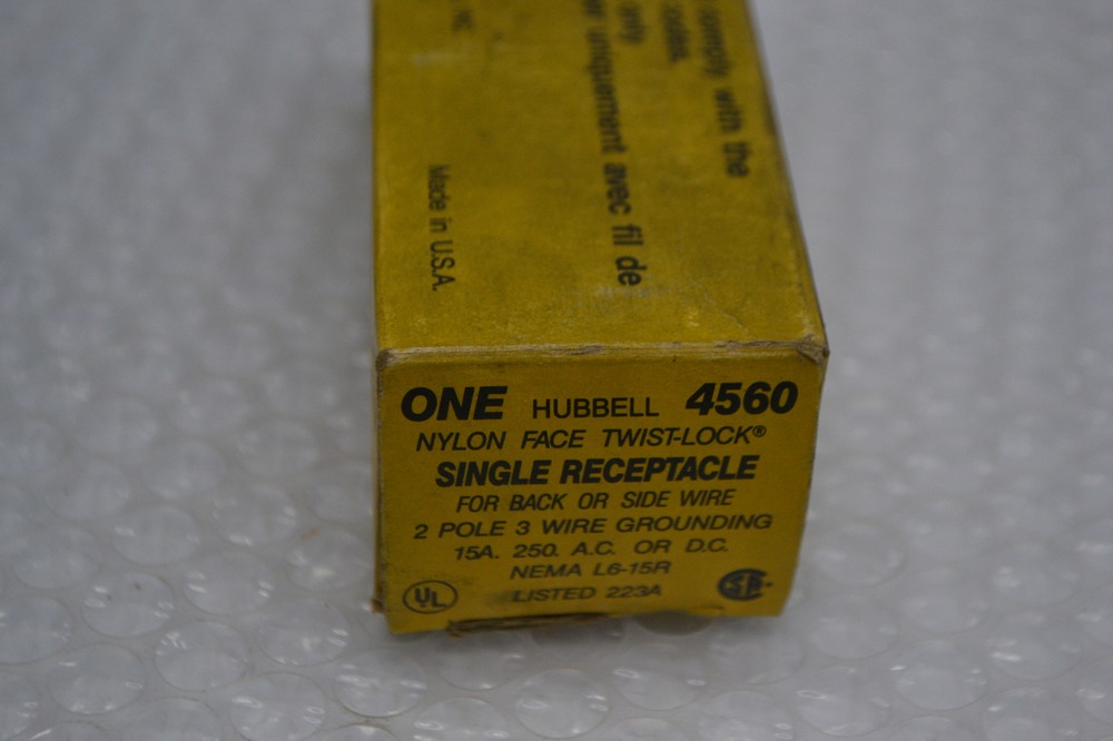 HUBBELL 4560 RECEPTACLE NSMP