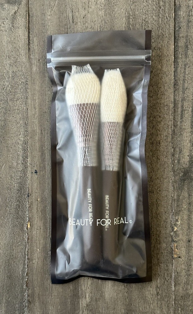 Beauty For Real Perfect Precision Complexion Brushes - Powder + Complexion New