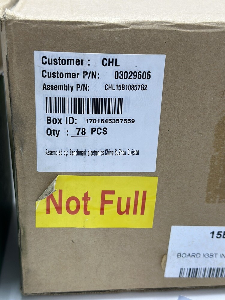 BENCHMARK 15B10857G2 EMERSON BOARD IGBT INTERFACE