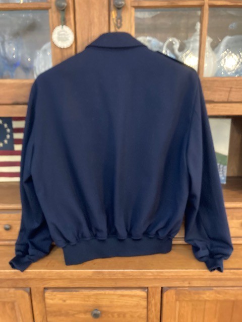USAF and/or USCG, CURRENT ISSUE, BLUE WINDBREAKER JACKET, SIZE 44 REGULAR