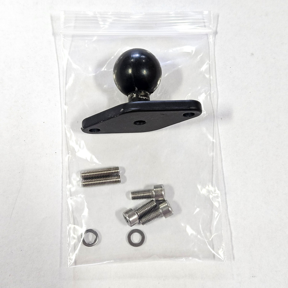 RAM Mount 2x Double Socket Arm, B Size, Medium, w. 2x Diamond Base, RAM-B-201U